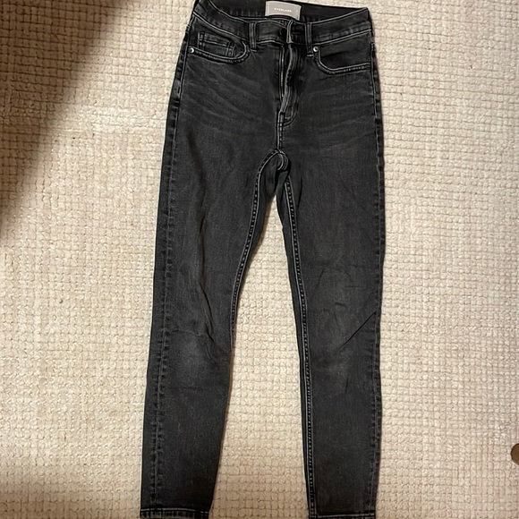 Black Everlane jeans size 23 ankle - Picture 1 of 4